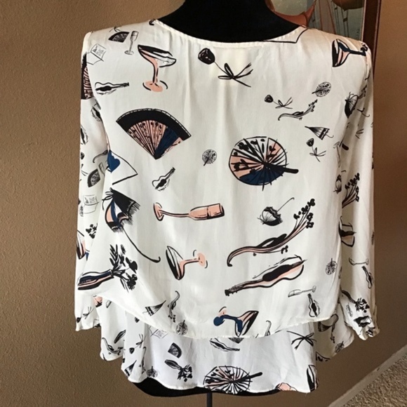 Anthropologie - Super Cute 100% Silk Maeve Top! - Picture 5 of 8